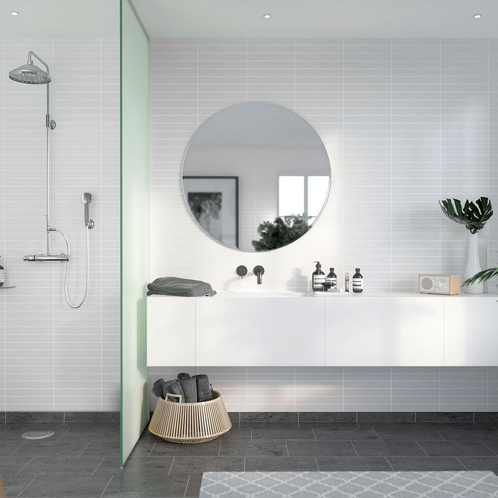 Baderomspanel Fibo 1091 M3005 Rhodos White