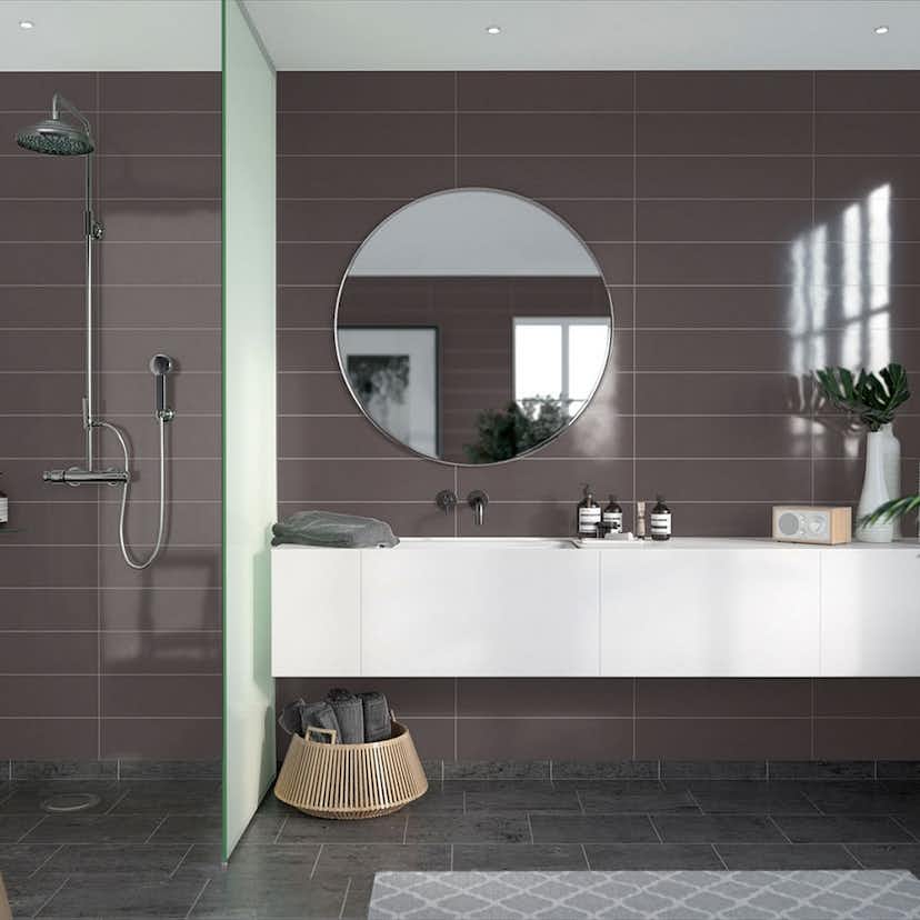 Baderomspanel 4054m6015 Anthracite 60x15cm 10x620x2400mm