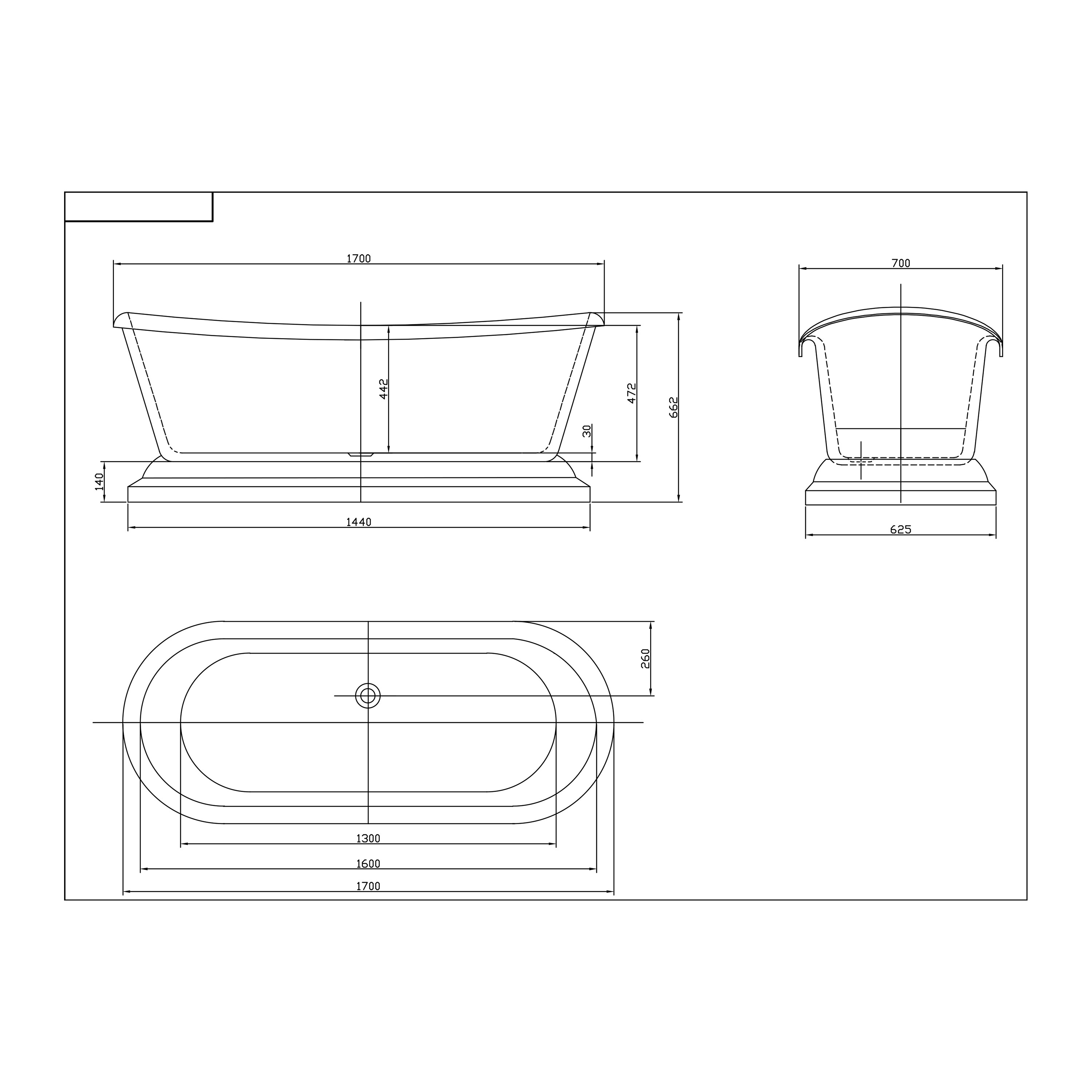 Badekar Bathlife Avkoppling