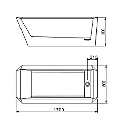 Badekar Bathlife Hjärta