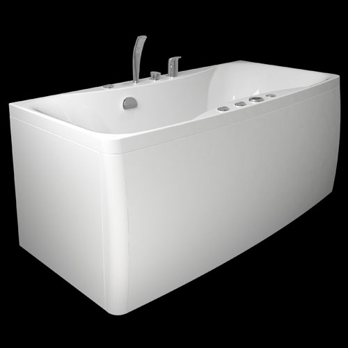 Badkar Westerbergs Ocean 150 SQ - Installation/montering finns att köpa till