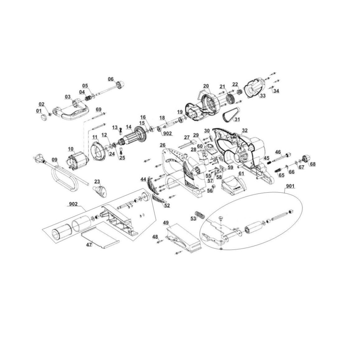 Båndsliper Einhell RT-BS 75