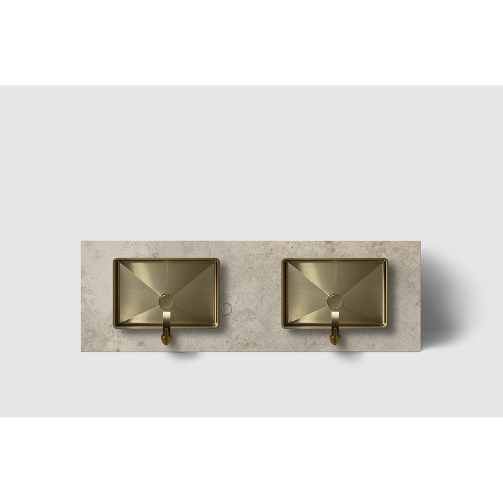 Tvättställsskåp Haven H2/120 med Stenskiva och Handfat