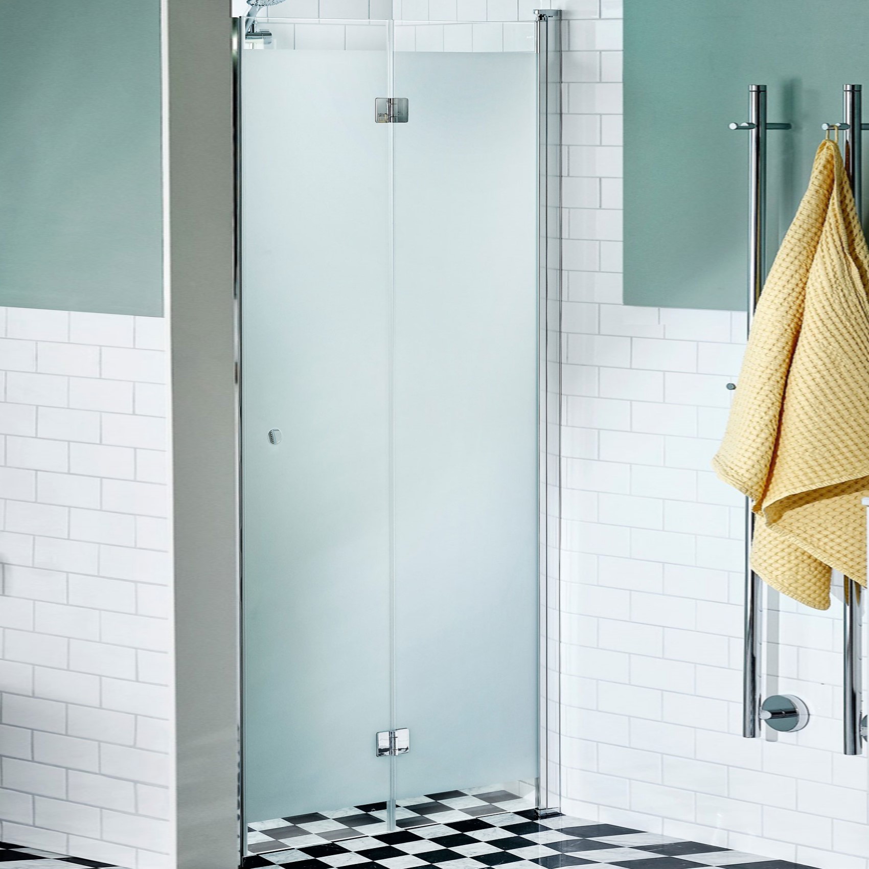 Vikdörr Alterna Lusso Frostat Bredd: 974 mm