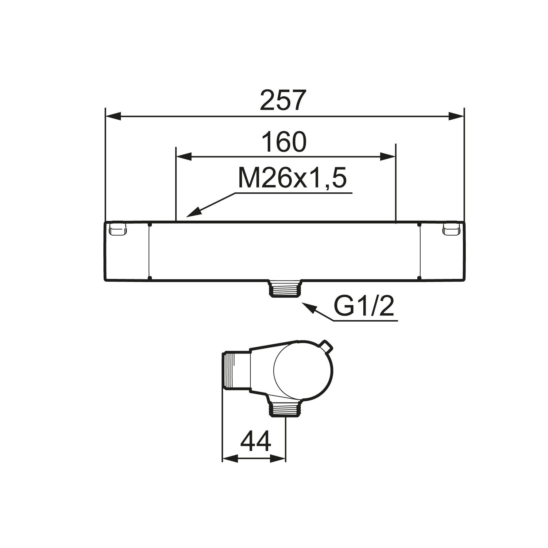 Duschblandare Mora LYNX
