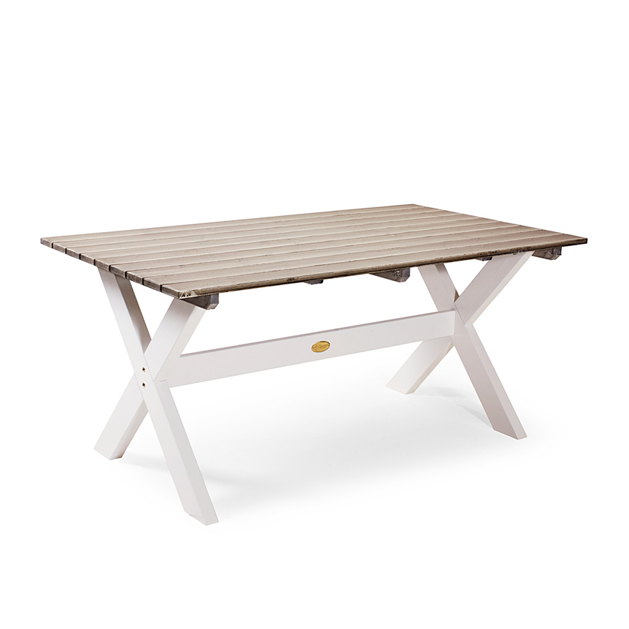 Bord Hillerstorp Shabby Chic 86x160 cm Vita ben
