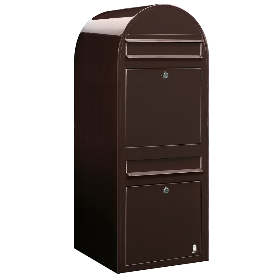 Brevlåda Bobi Duo Brun