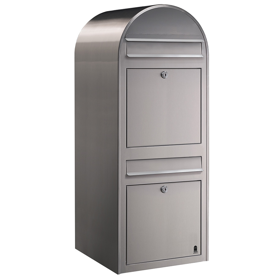 Brevlåda Bobi Duo Rostfri