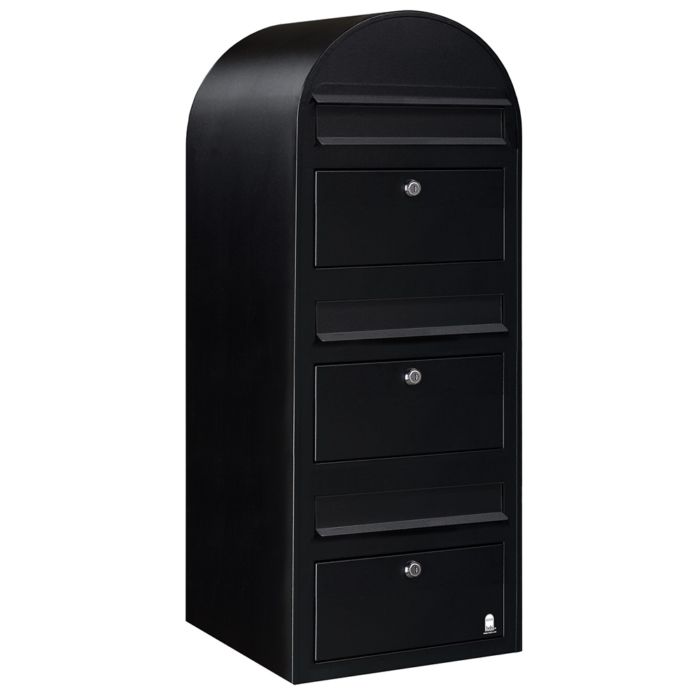 Brevlåda Bobi Trio Svart