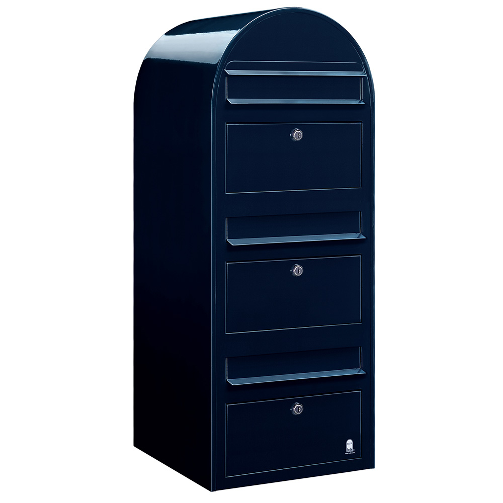 Brevlåda Bobi Trio Mörkblå