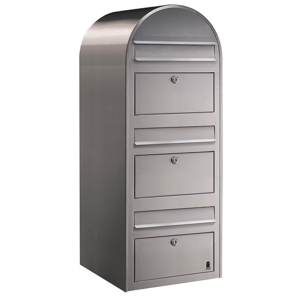 Brevlåda Bobi Trio Rostfri