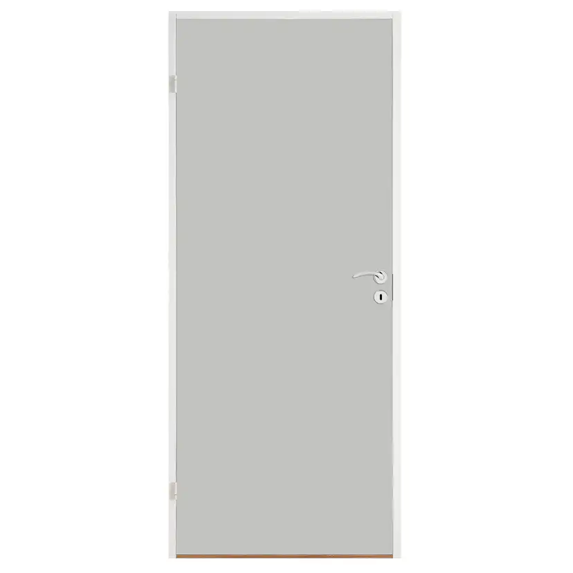 Scanflex Innerdør Innerdør Scanflex Bris Slett BxH: 80x200 (dørbladmål: 72,6x194), Lysgrå ...