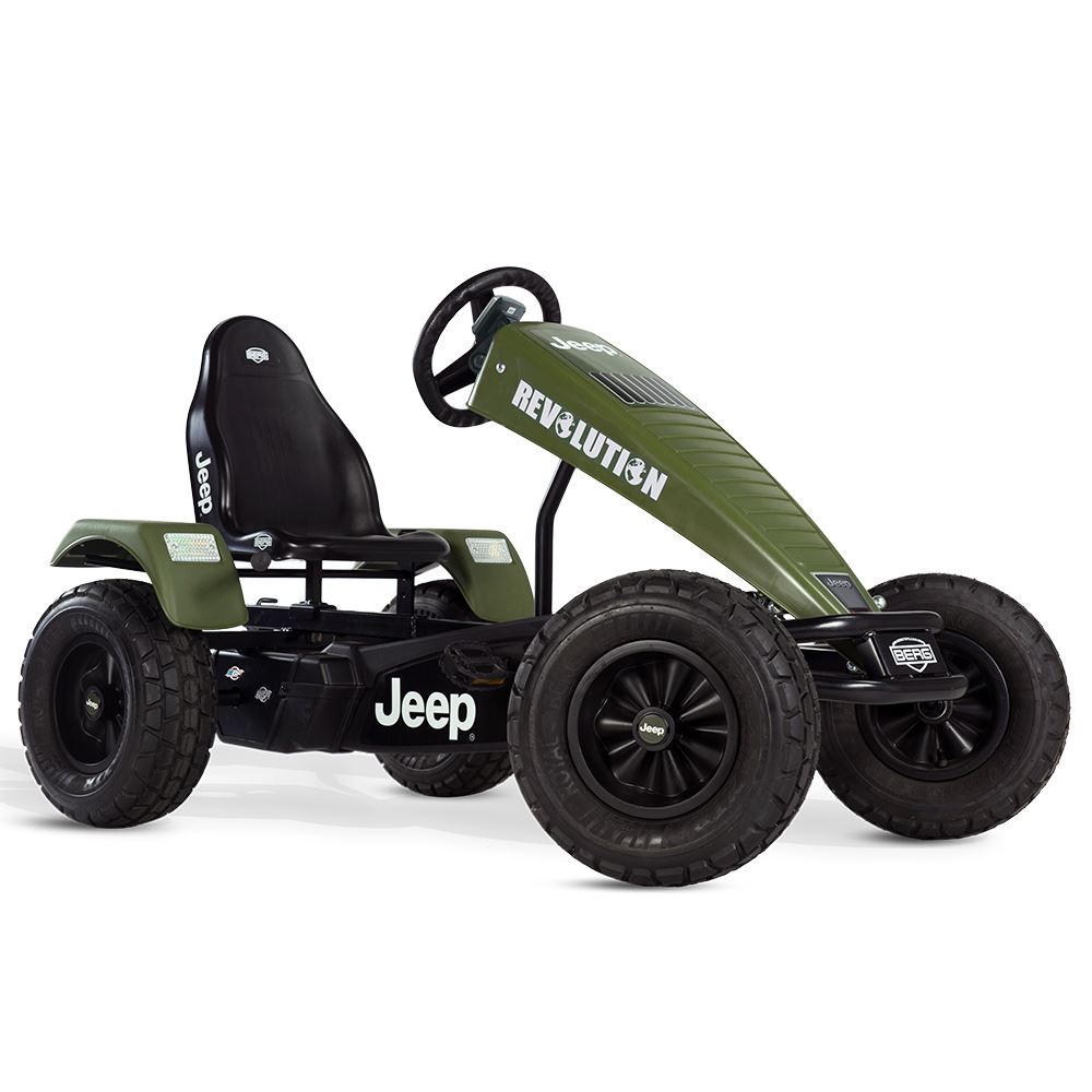 Tråbil Berg Jeep Revolution Hybrid Pedal Gokart E-BFR