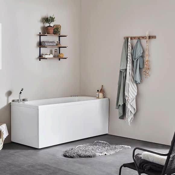 bubbelbadkar noro relounge 150 inkl. blandare