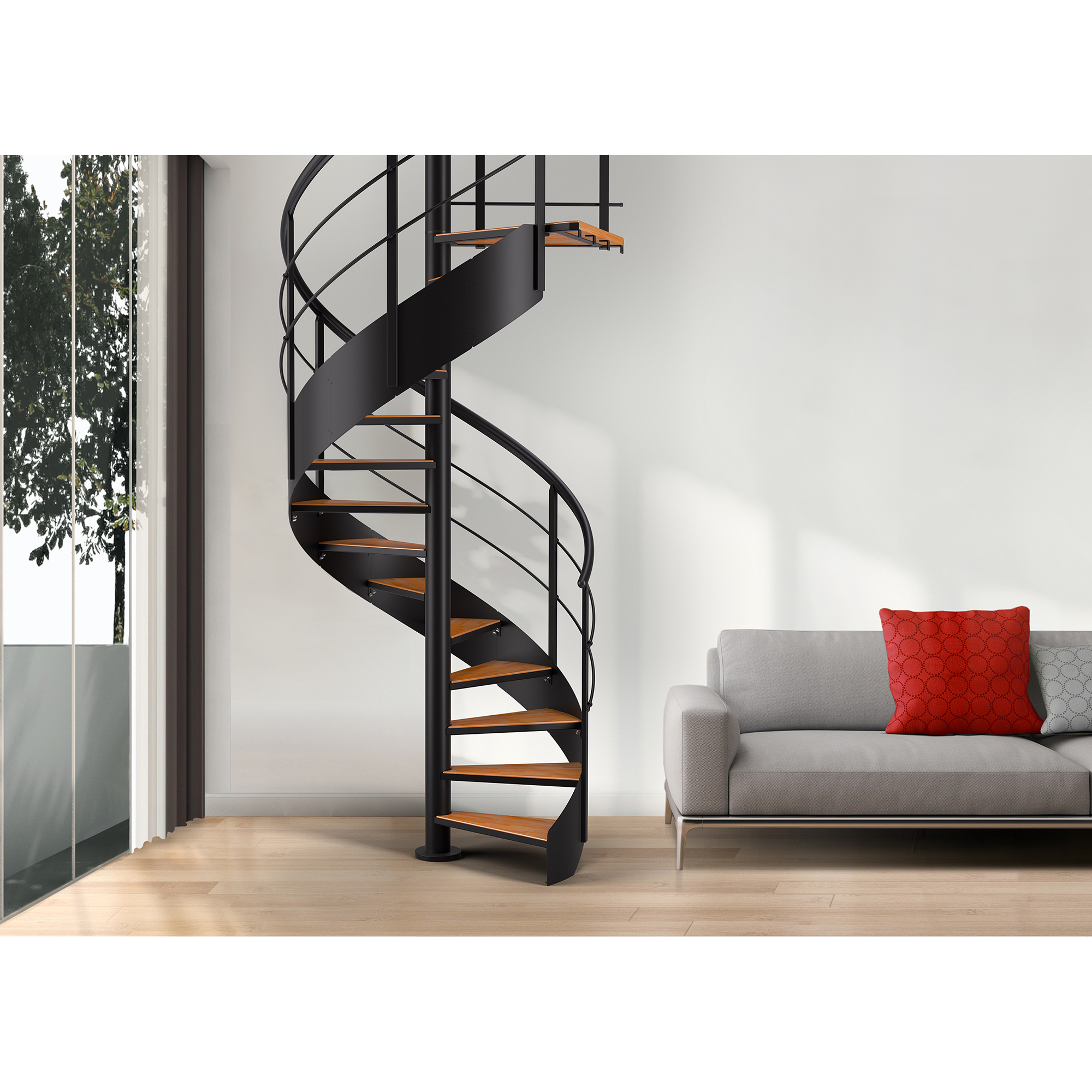 Spiraltrapp Dolle Cambridge Ø140 cm