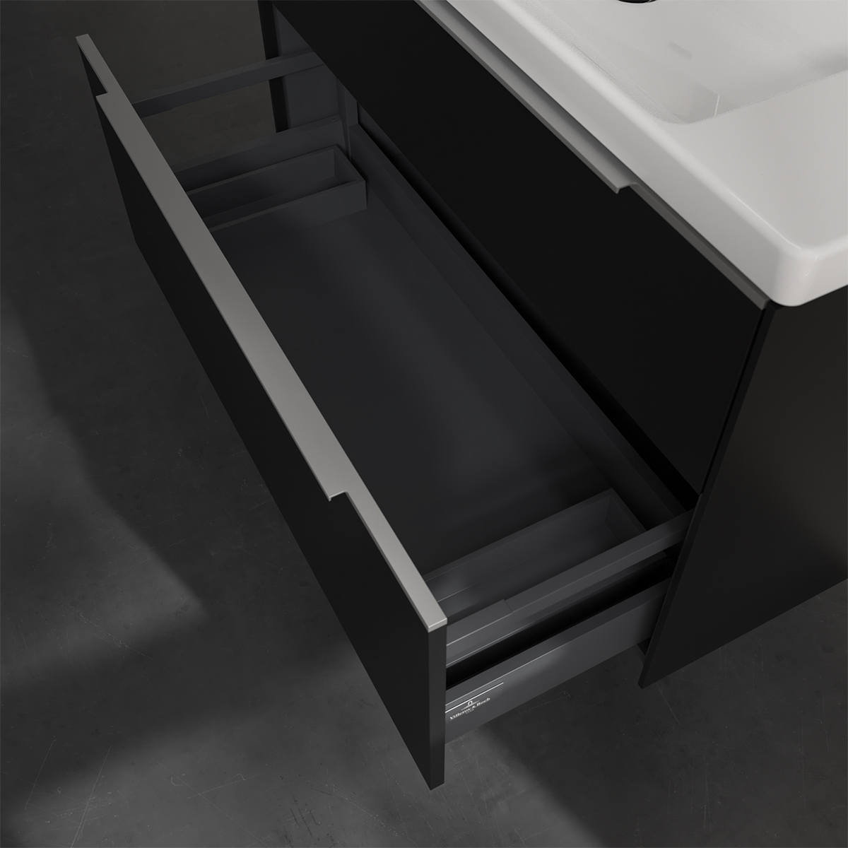 Tvättställsskåp Villeroy & Boch Subway 3.0 med 2 Lådor