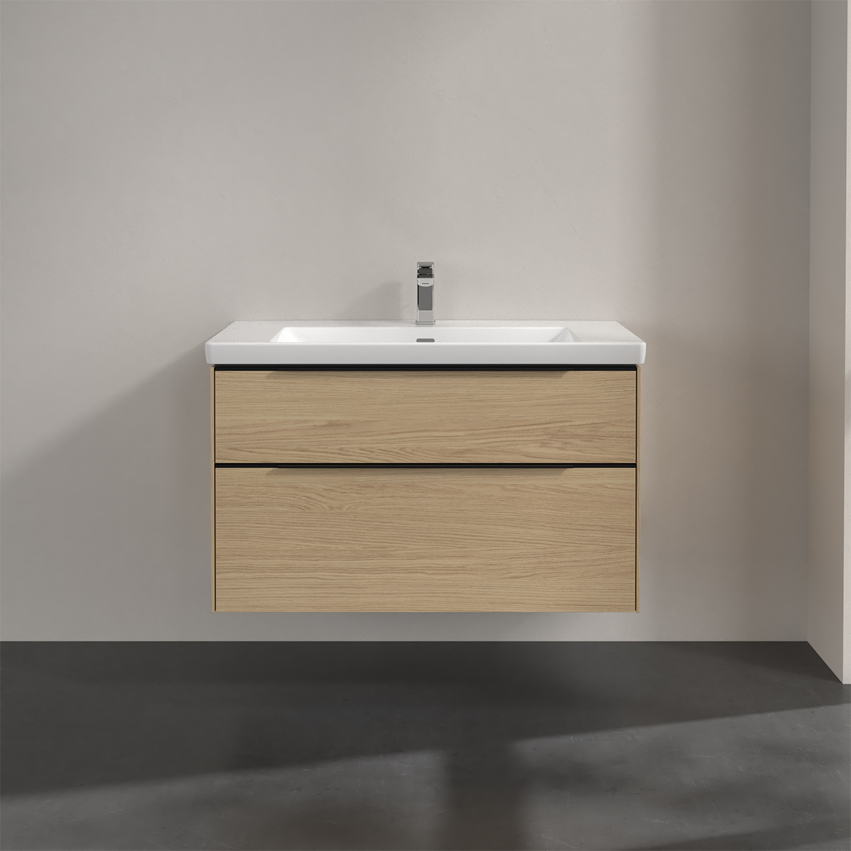 Tvättställsskåp Villeroy & Boch Subway 3.0 med 2 Lådor | badrum - badrumsmobler - tvattstallsskap-och-kommod | KakelKungen