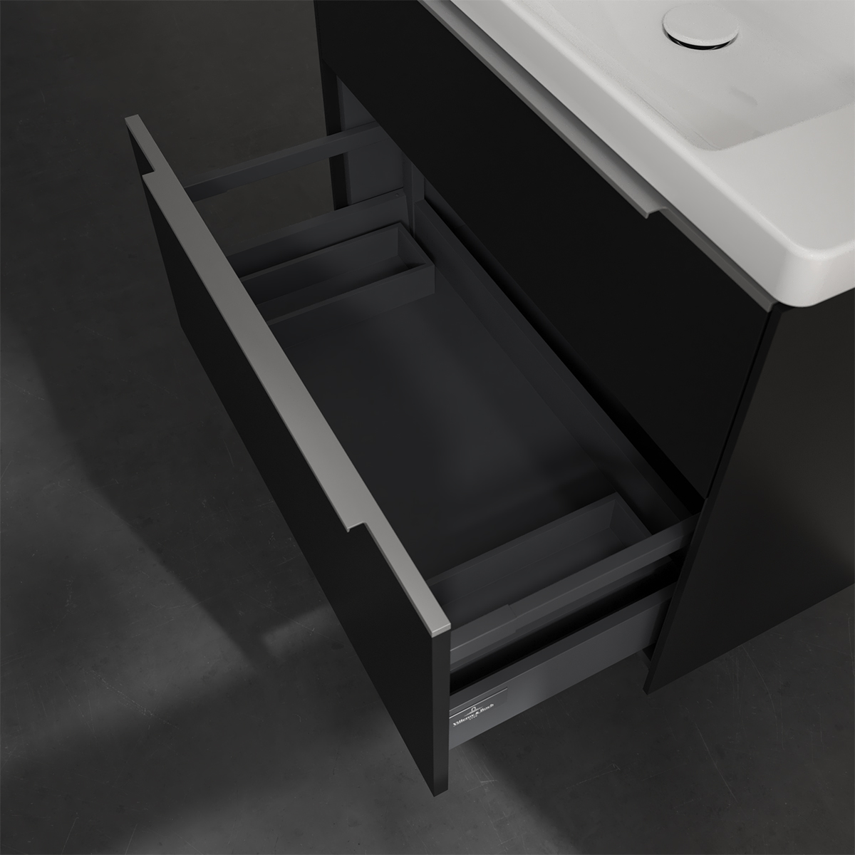 Tvättställsskåp Villeroy & Boch Subway 3.0 med 2 Lådor