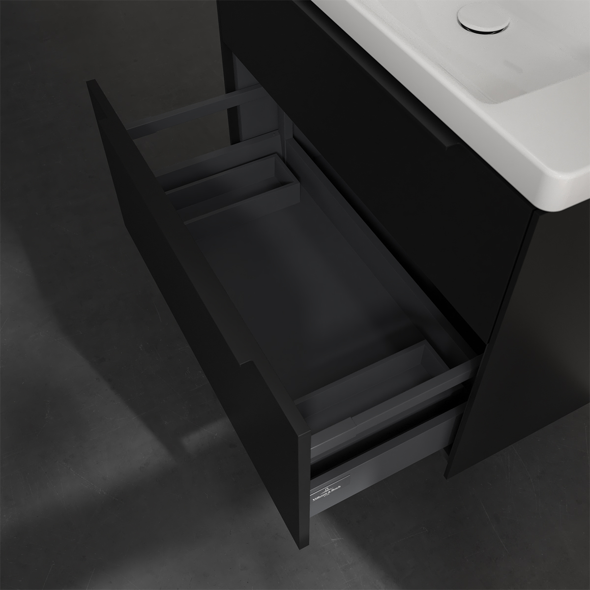 Tvättställsskåp Villeroy & Boch Subway 3.0 med 2 Lådor