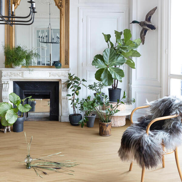 Tregulv BerryAlloc Parqwood Herringbone Chene Calm A+B