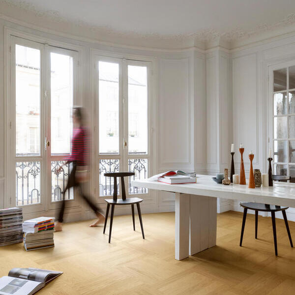 Tregulv BerryAlloc Parqwood Herringbone Chene Calm A+B