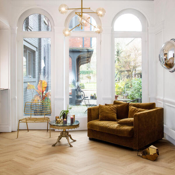 Tregulv BerryAlloc Parqwood Herringbone Chene Calm A+B