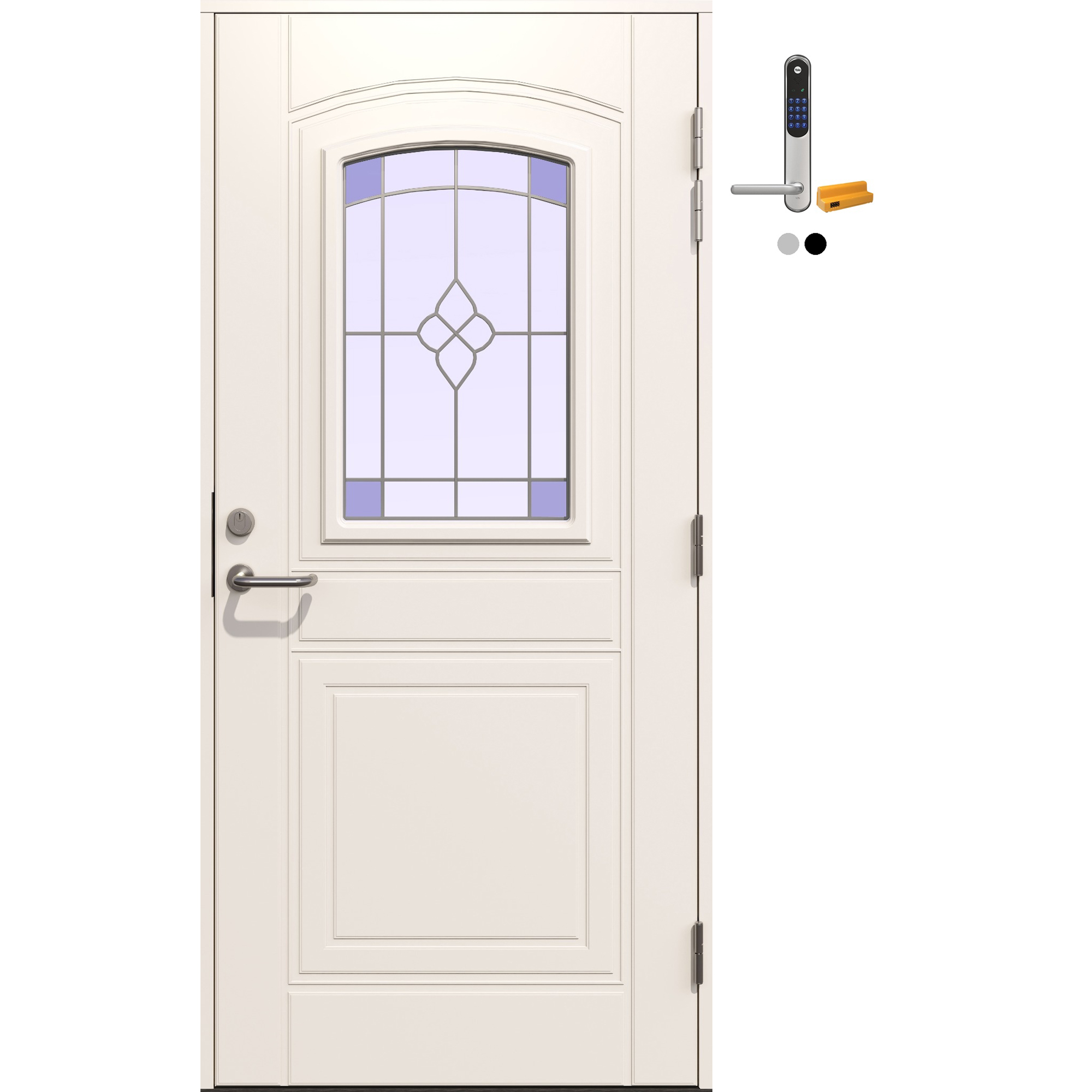 Ytterdør Gilje Martha med Yale Doorman Classic Home