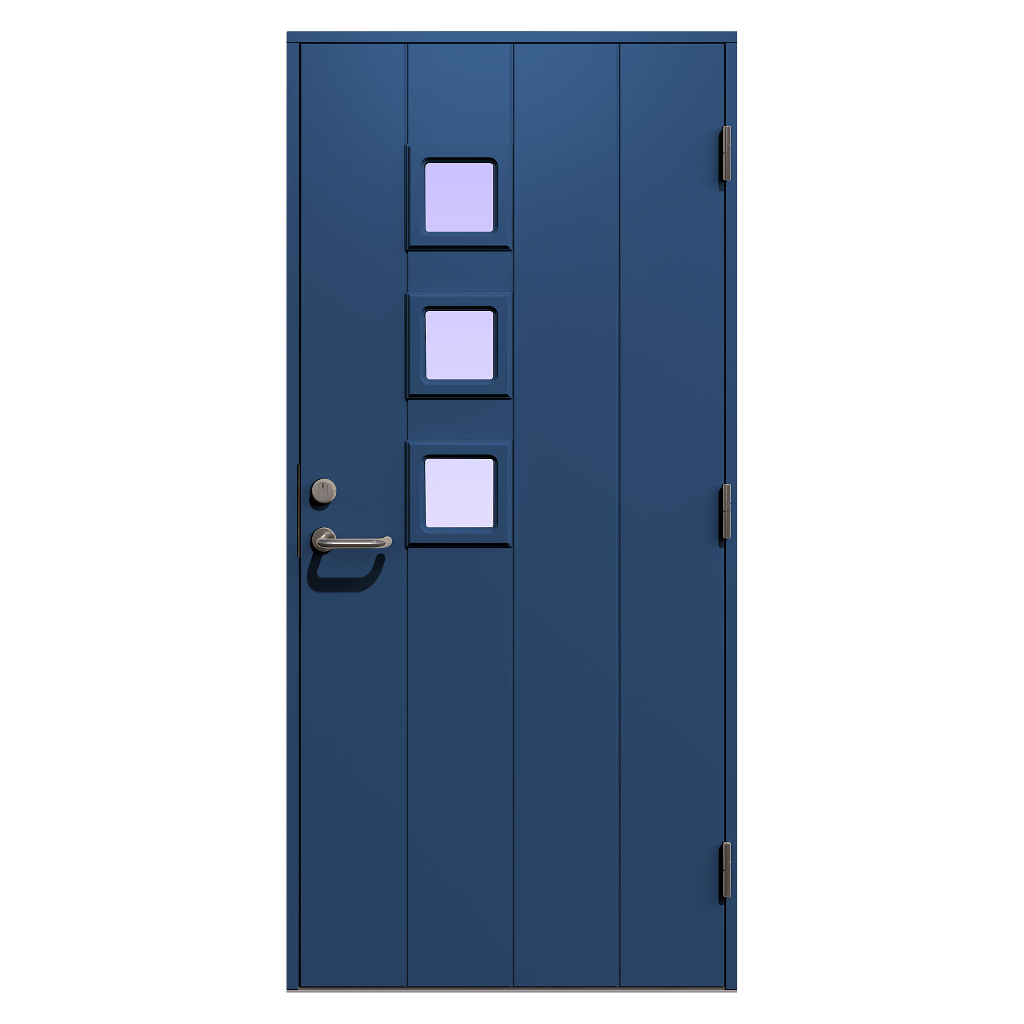 Ytterdør Gilje Continental 100x210 - Venstre, eXtra, NCS S-4040-R90B ...