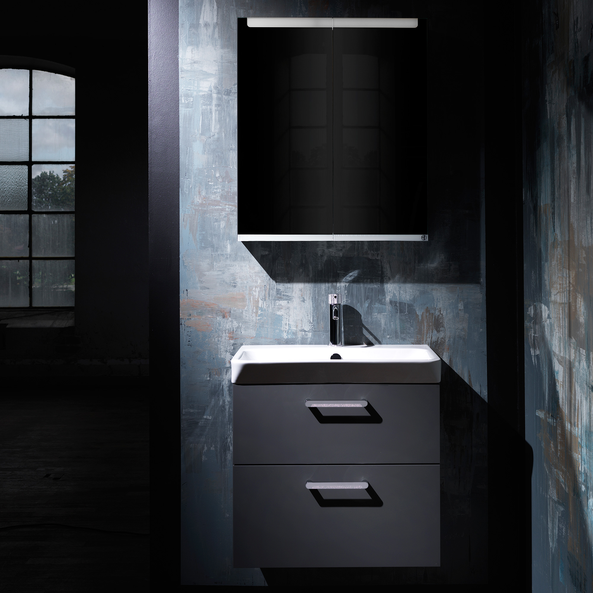 Tvättställsskåp Macro Design Crown Plain Light 70