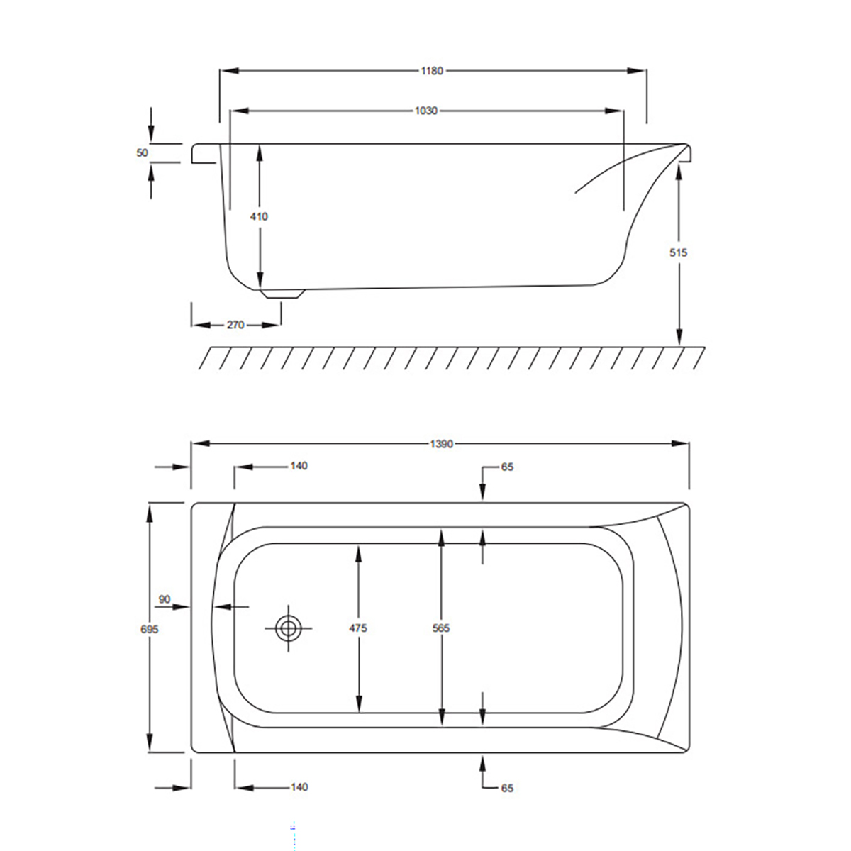 Badkar Strømberg Delta