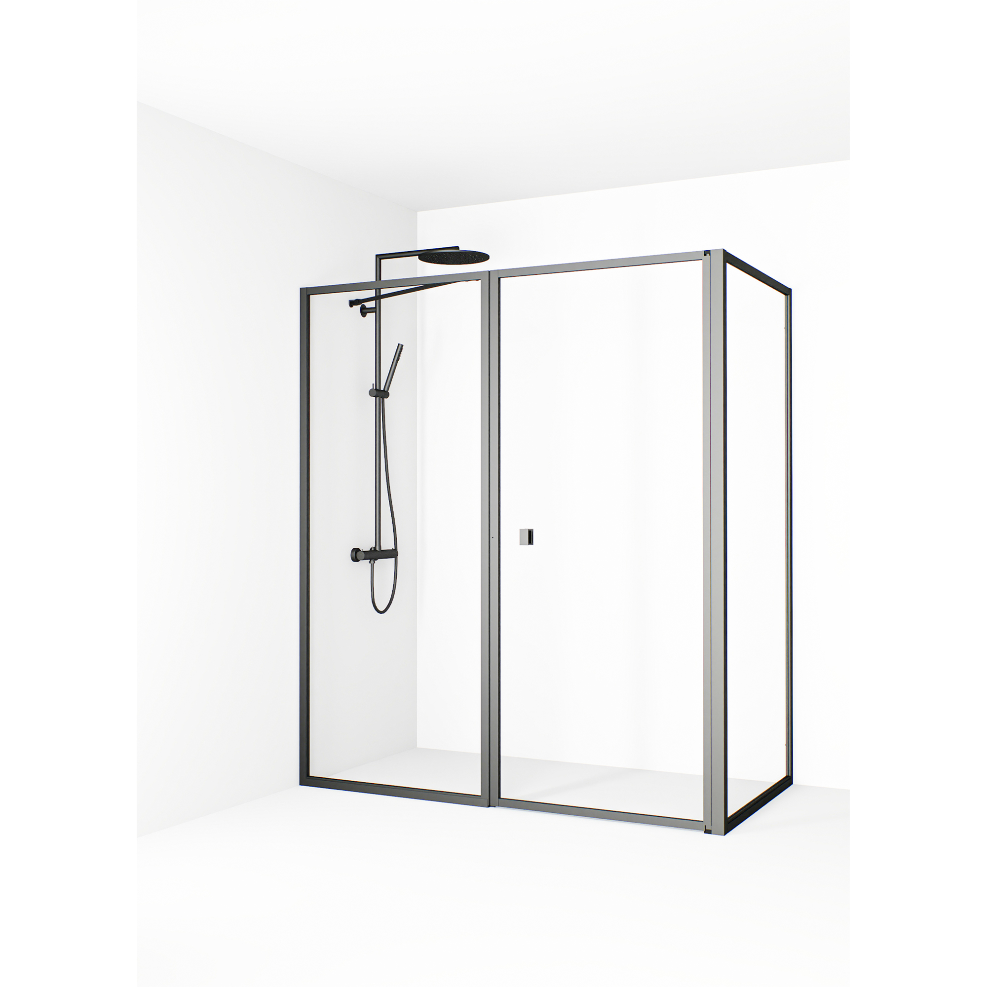 Duschhörn Macro Design Empire L Klarglas | badrum - duschar - duschhorn | KakelKungen