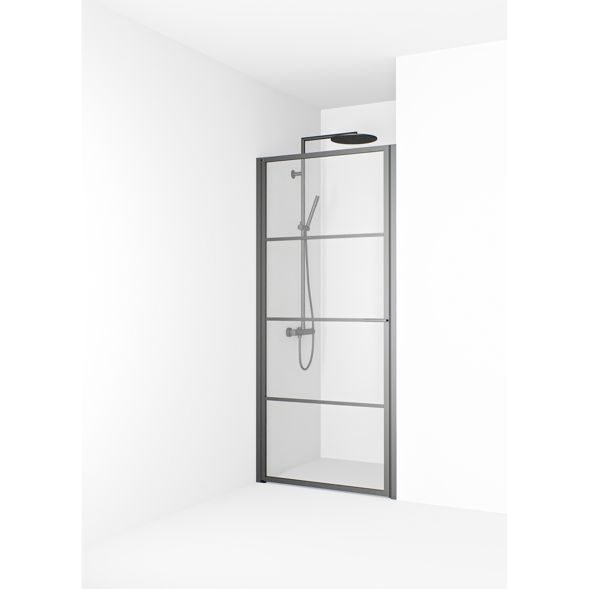 Duschdörr Macro Design Empire Nisch med Spröjs | badrum - duschar - duschdorr | KakelKungen