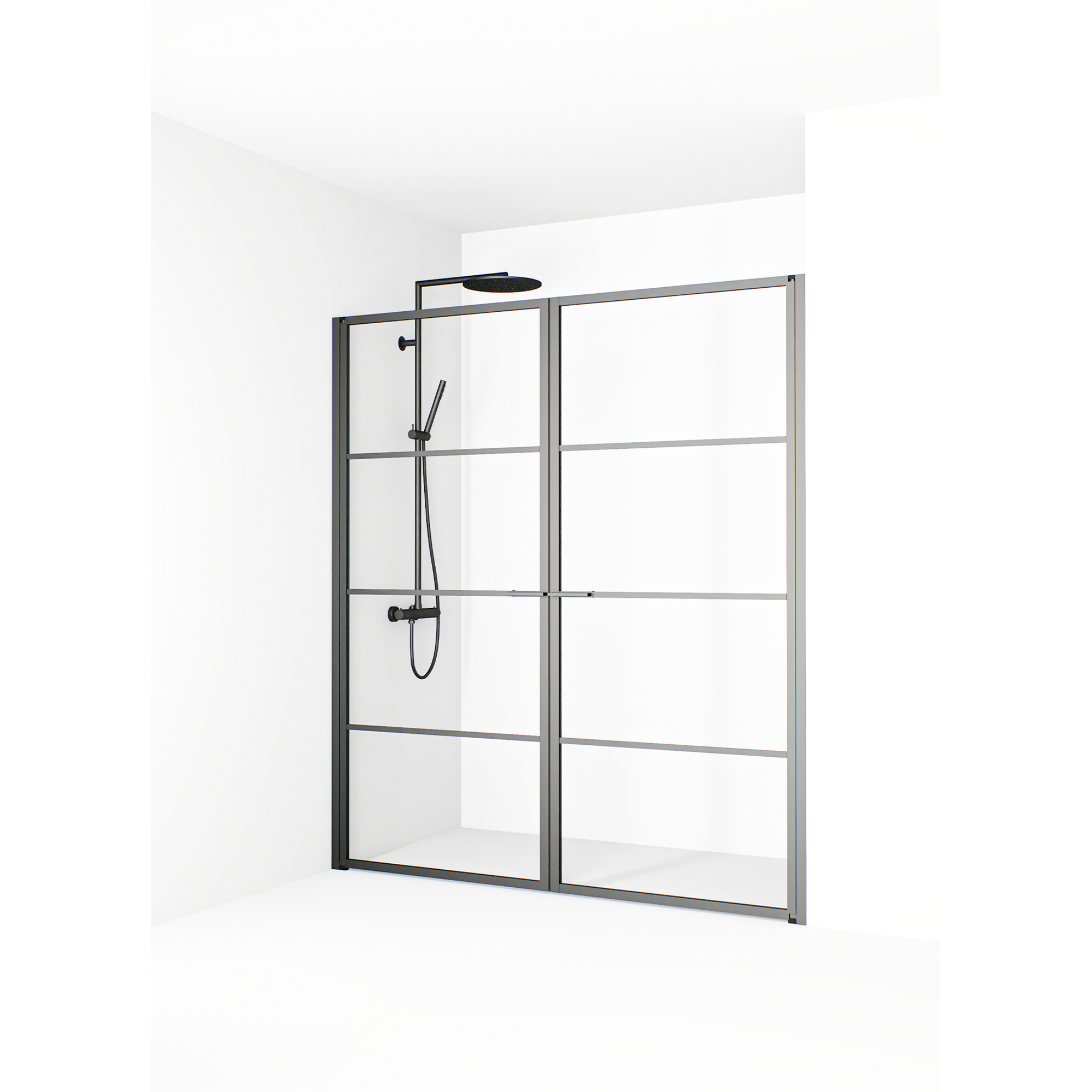 Duschdörr Macro Design Empire Saloon Nisch med Spröjs | badrum - duschar - duschdorr | KakelKungen