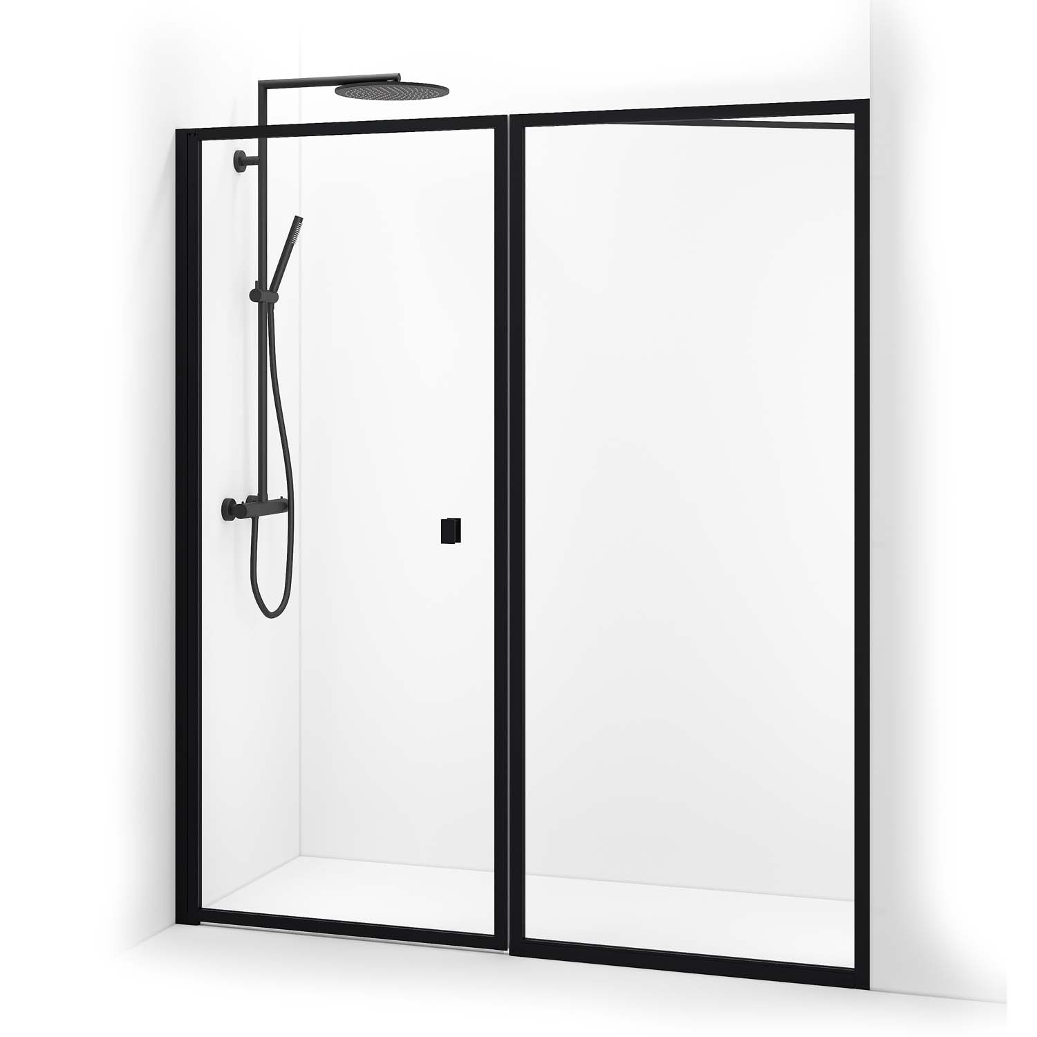 Duschdörr Macro Design Empire Swing Nisch Klarglas | badrum - duschar - duschdorr | KakelKungen