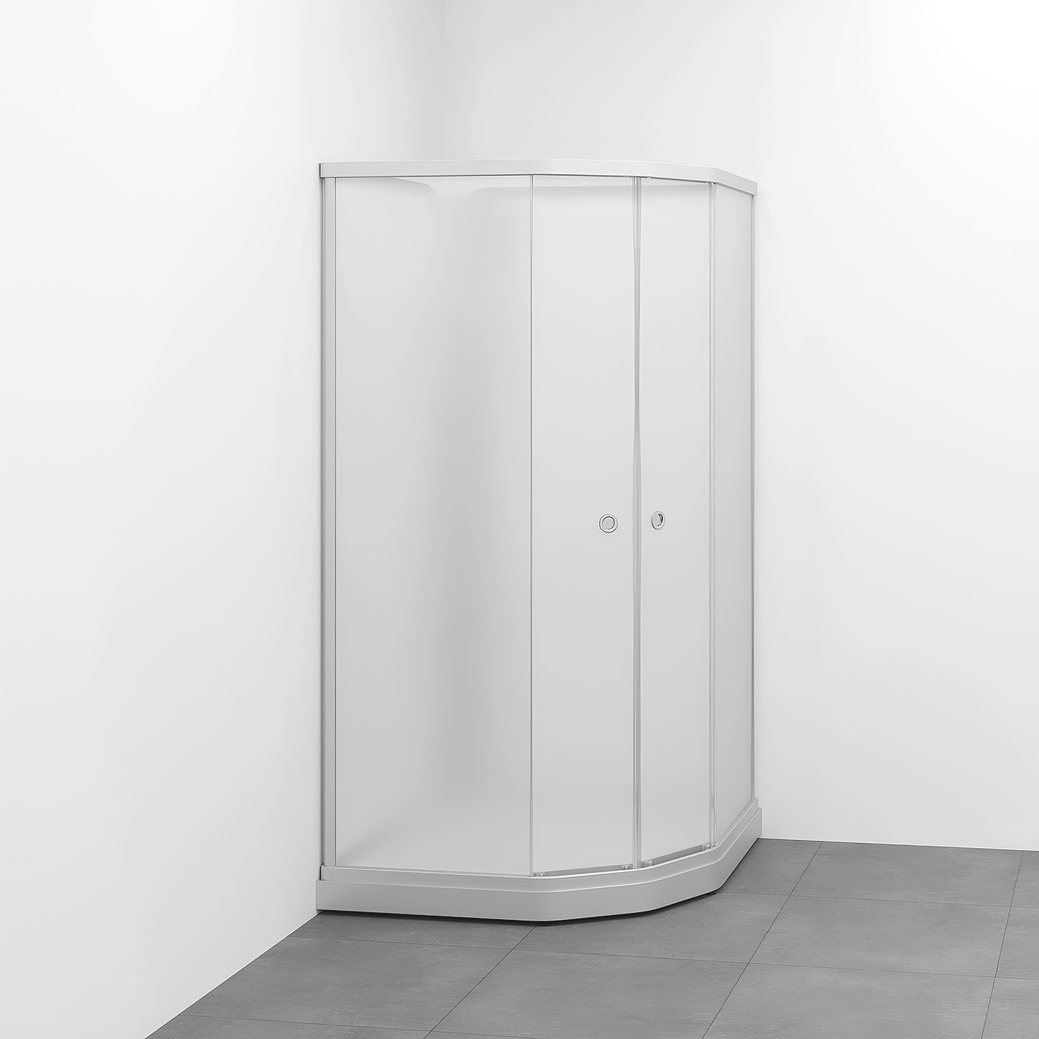 Duschkabin Macro Design Flow Semi utan Blandare | badrum - duschar - duschkabin | KakelKungen