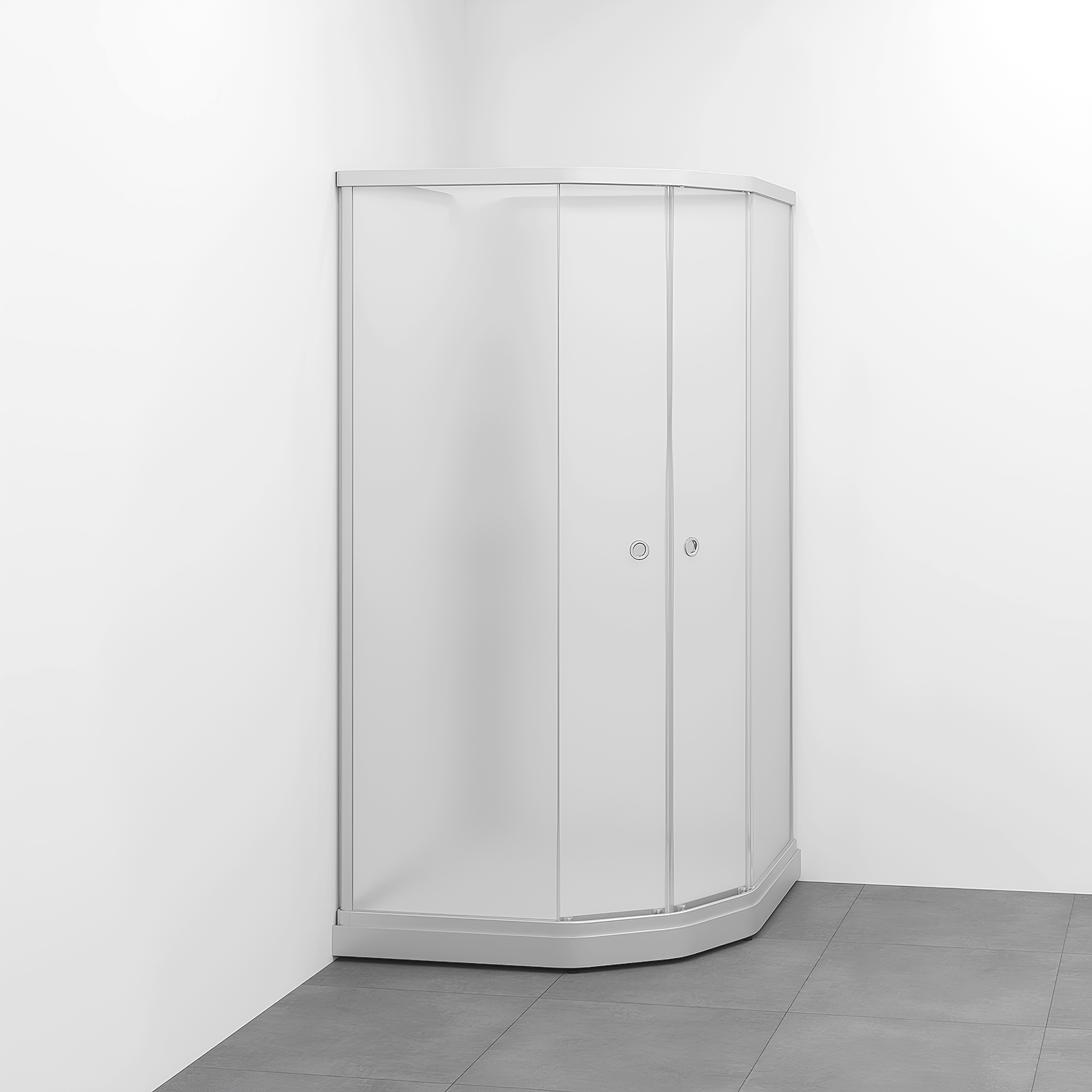 Duschkabin Macro Design Flow Semi med Blandare | badrum - duschar - duschkabin | KakelKungen