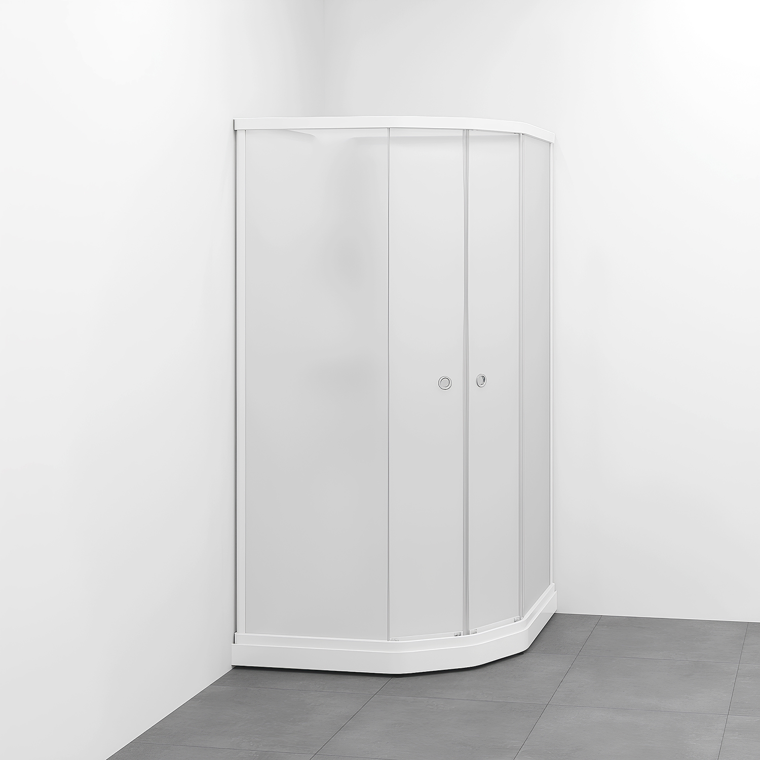 Duschkabin Macro Design Flow Semi med Blandare | badrum - duschar - duschkabin | KakelKungen