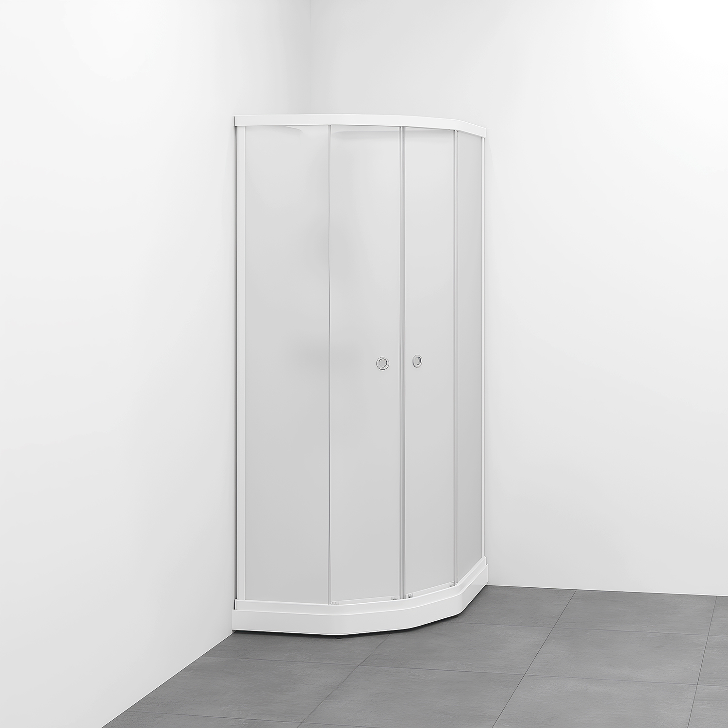 Duschkabin Macro Design Flow Semi med Blandare | badrum - duschar - duschkabin | KakelKungen