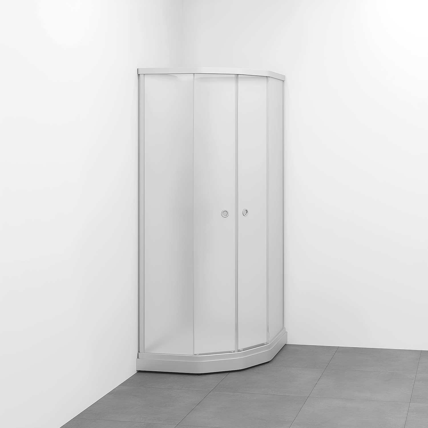 Duschkabin Macro Design Flow Semi med Blandare | badrum - duschar - duschkabin | KakelKungen