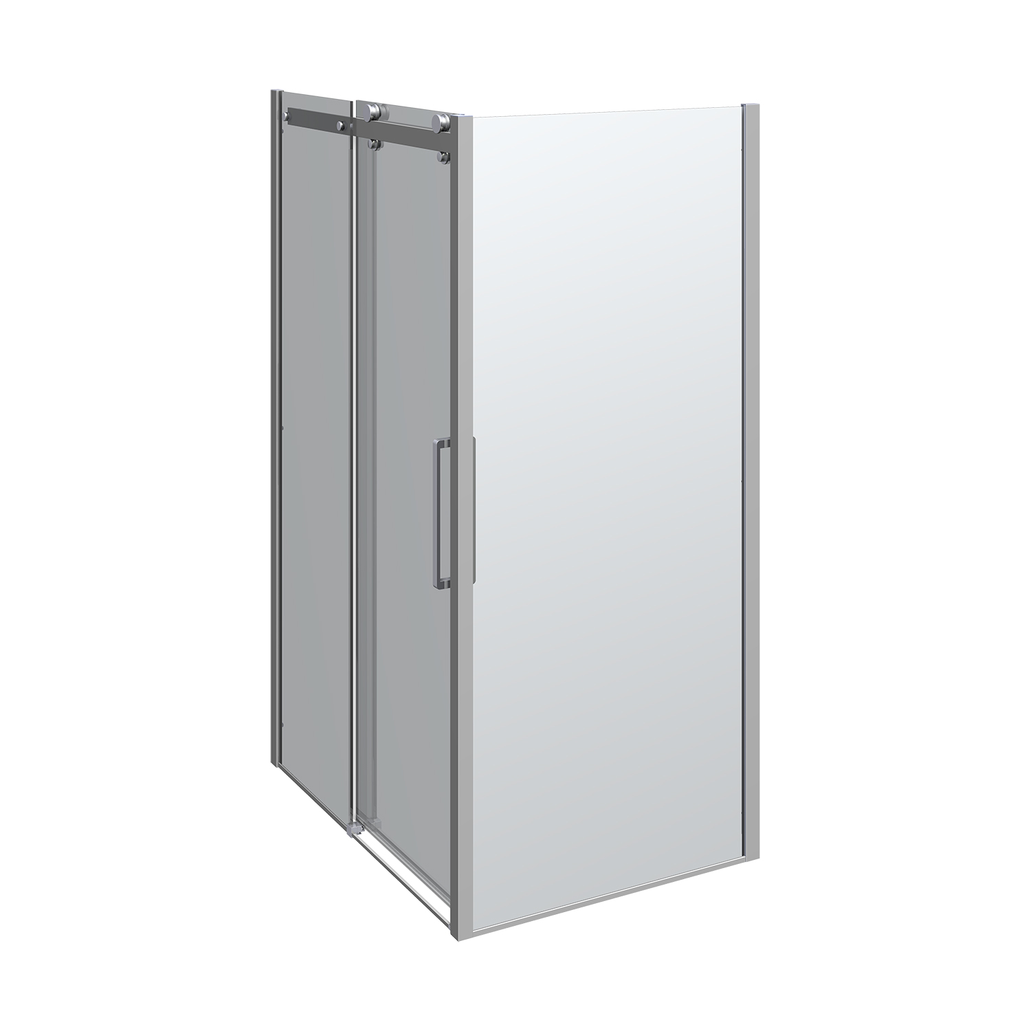 Duschhörna Dansani Deluxe XXL Skjutdörr med En Fast Vägg