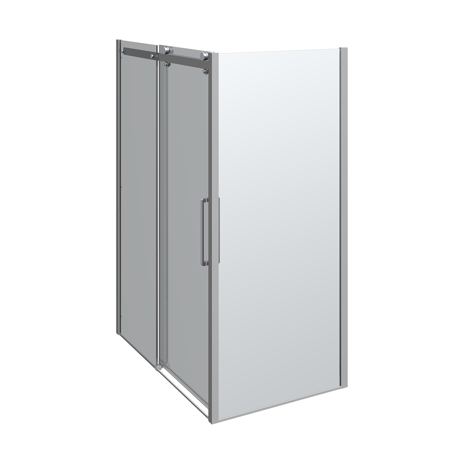 Duschhörna Dansani Deluxe XXL Skjutdörr med En Fast Vägg | badrum - duschar - duschhorn | KakelKungen