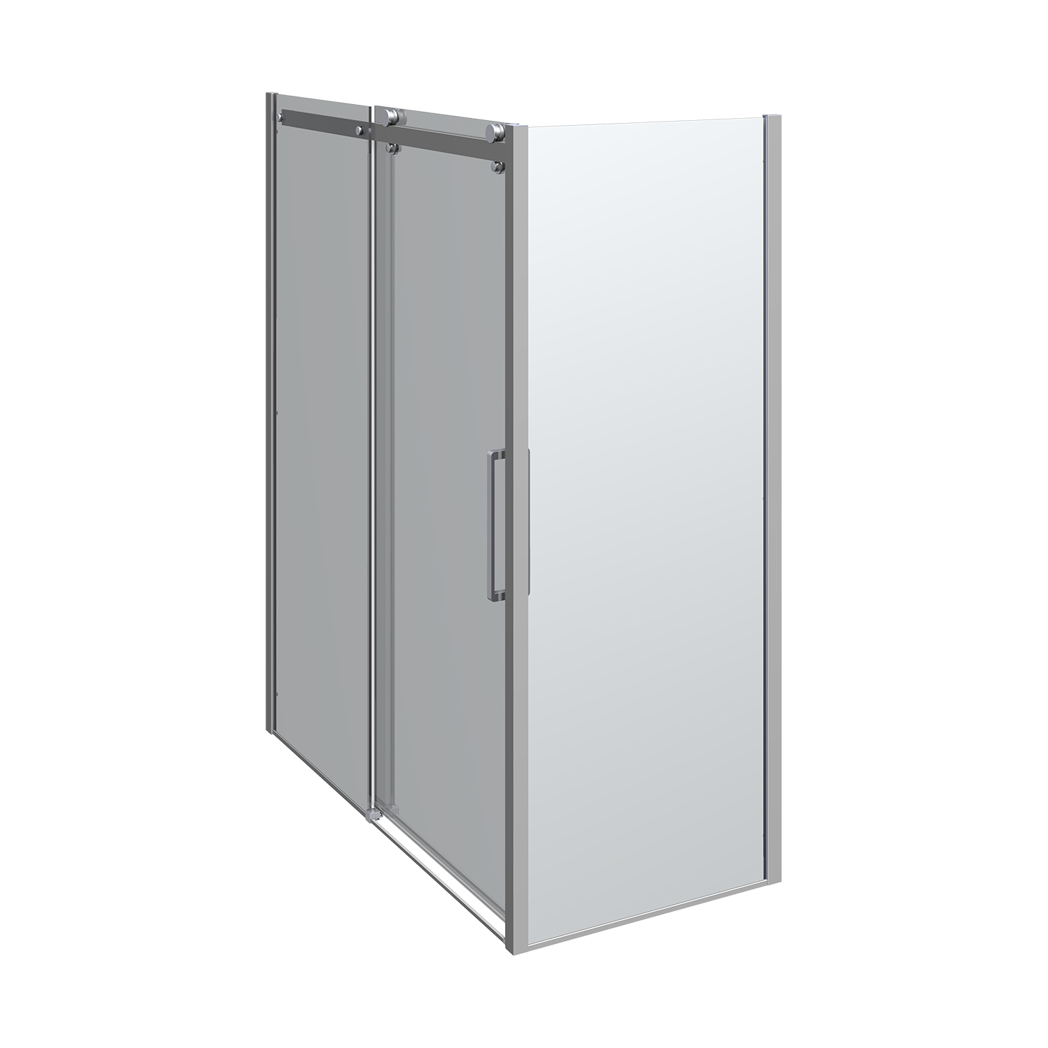 Duschhörna Dansani Deluxe XXL Skjutdörr med En Fast Vägg | badrum - duschar - duschhorn | KakelKungen