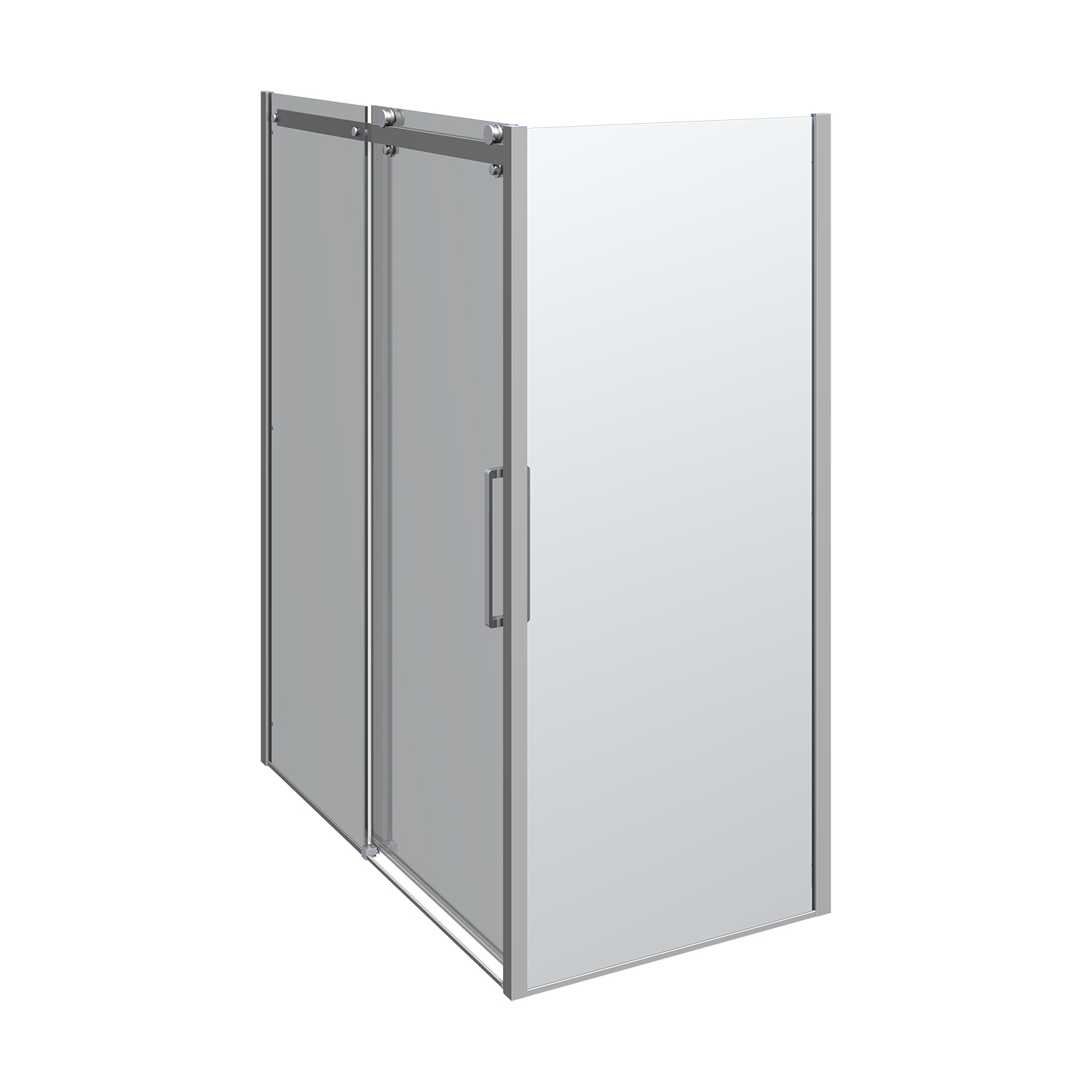 Duschhörna Dansani Deluxe XXL Skjutdörr med En Fast Vägg | badrum - duschar - duschhorn | KakelKungen