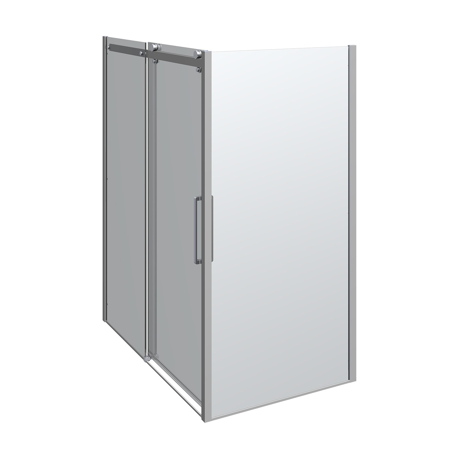 Duschhörna Dansani Deluxe XXL Skjutdörr med En Fast Vägg | badrum - duschar - duschhorn | KakelKungen