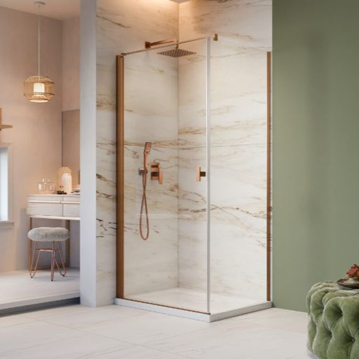 Duschhörn Strømberg Noma 135 Fast Vägg + Dörr