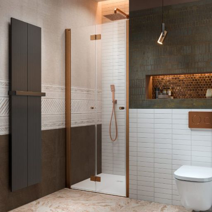 Duschdörr Strømberg Noma 180 Nischvikdörr