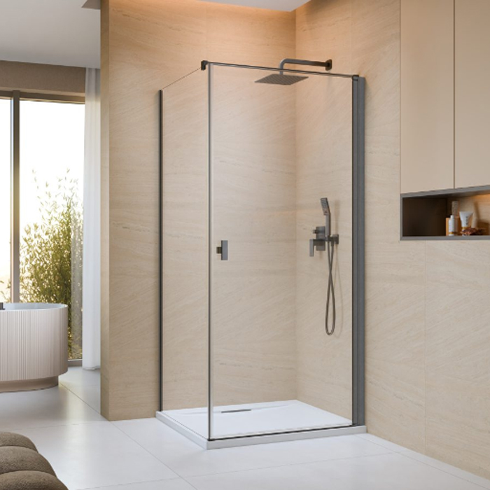 Duschhörn Strømberg Noma 135 Fast Vägg + Dörr