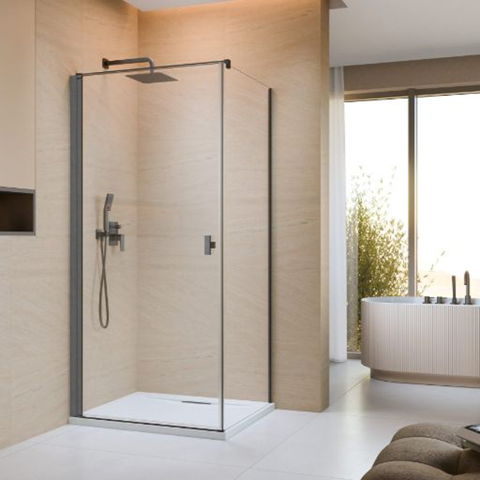 Duschhörn Strømberg Noma 135 Fast Vägg + Dörr