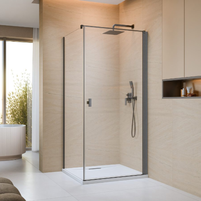 Duschhörn Strømberg Noma 135 Fast Vägg + Dörr