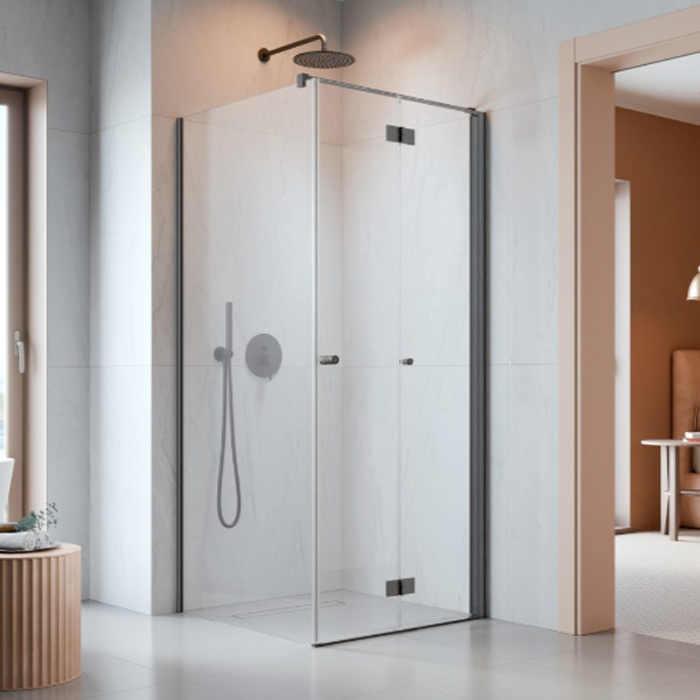 Duschhörn Strømberg Noma 195 Fast Vägg + Vikbar Dörr | badrum - duschar - duschhorn | KakelKungen